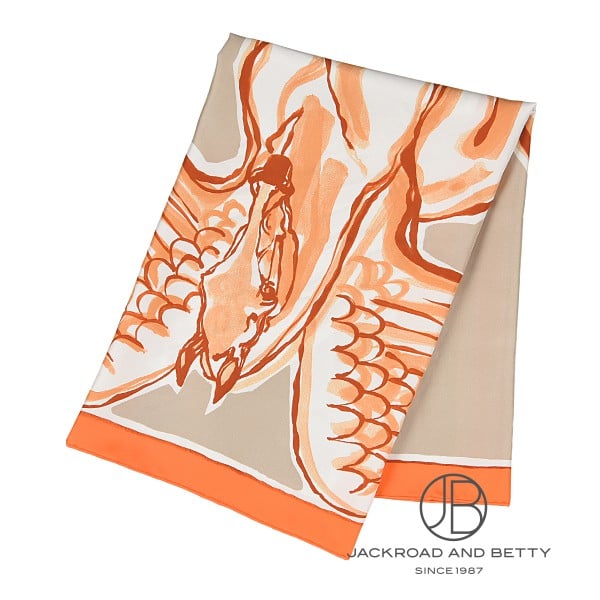 カレ90 ペガサスのように自由に オレンジ[H003802S 02] Carre90