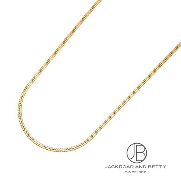 K18 6面 ダブル 22g 55cm ネックレス 造幣局刻印有り[] Chain Necklace
