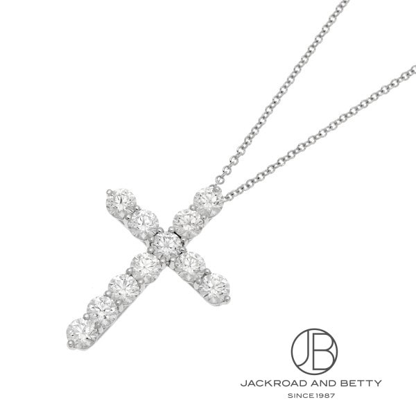 クロス ダイヤモンド ペンダント ラージ[11408303] Cross Diamond
