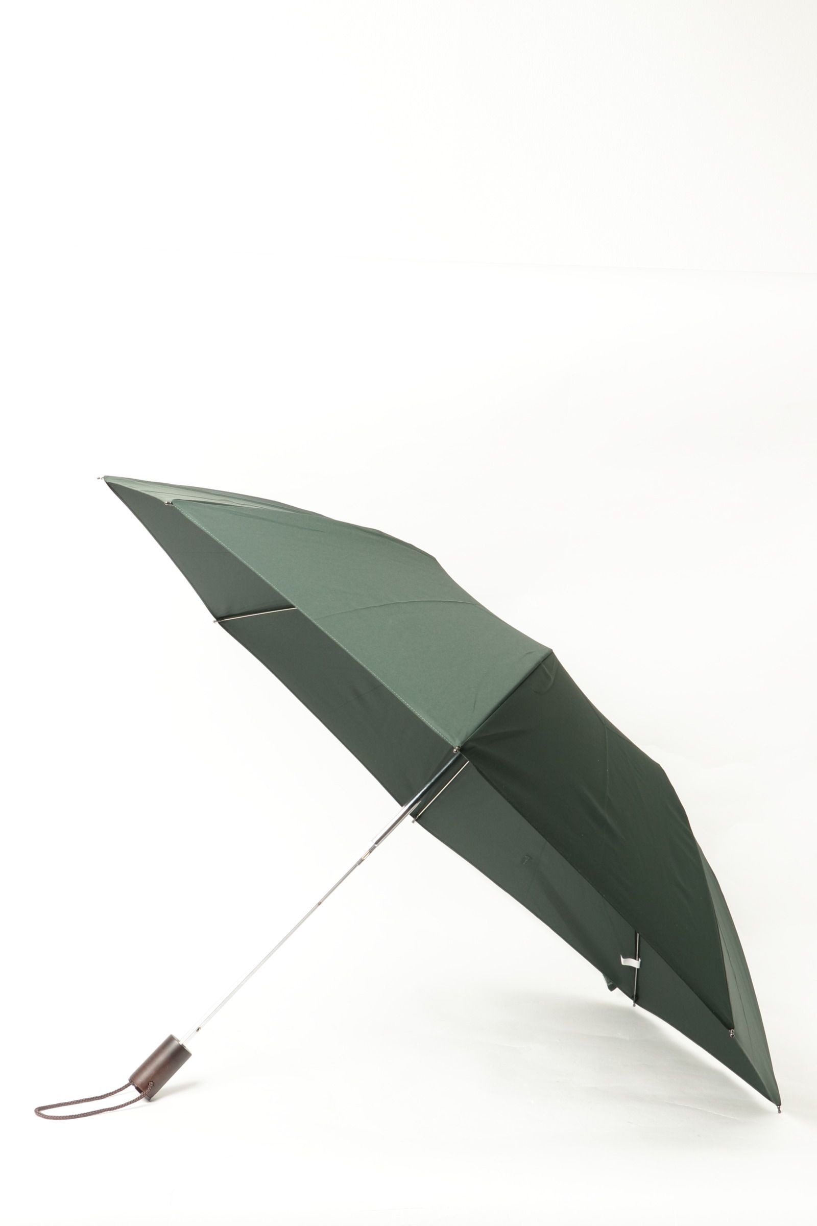 FOX UMBRELLAS - メープルハンドル 8本骨 折り畳み傘 / グリーン