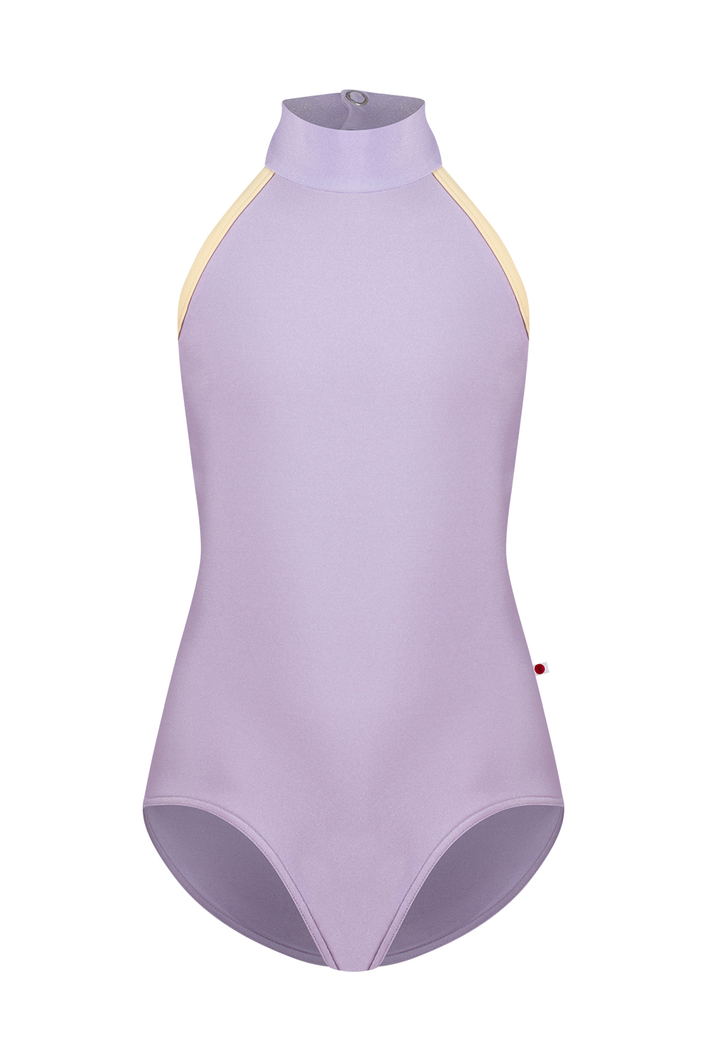 Yumiko Vネックメッシュ長袖10部丈レオタード Lサイズ Yumiko Vネック