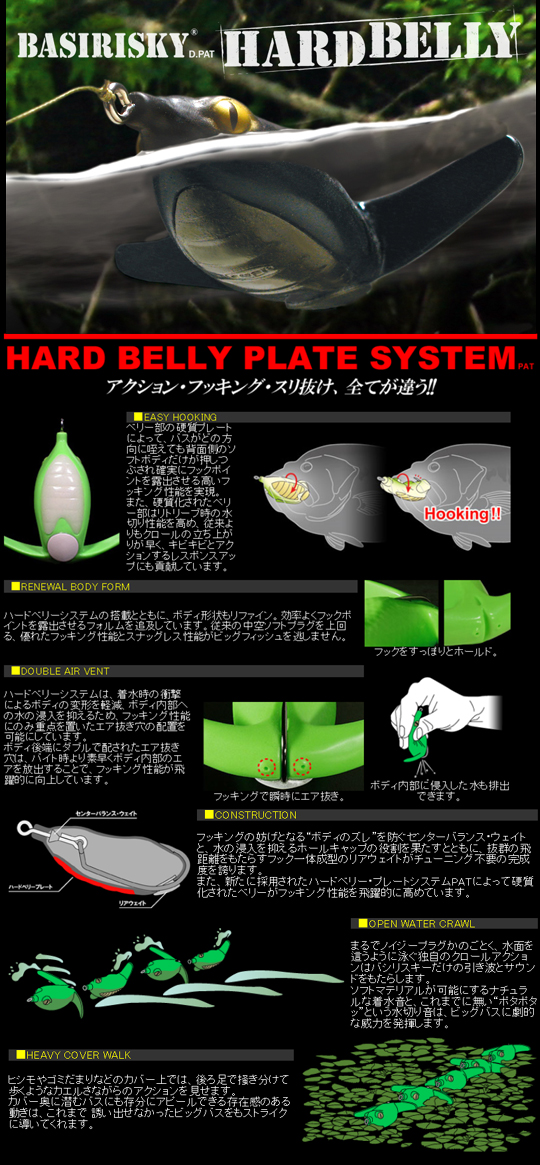 デプス バシリスキー ハードベリー 70 - 【バス・トラウト・ソルトの
