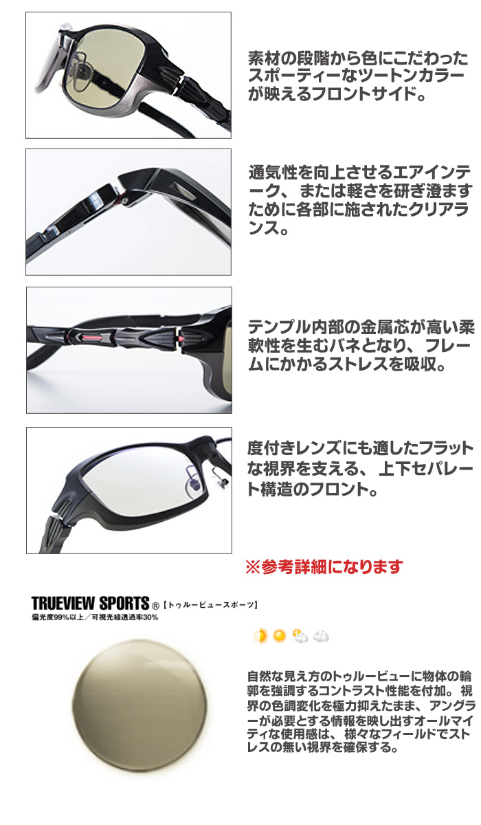 zeal optics(ジールオプティクス) 偏光サングラス ファントム F-1560