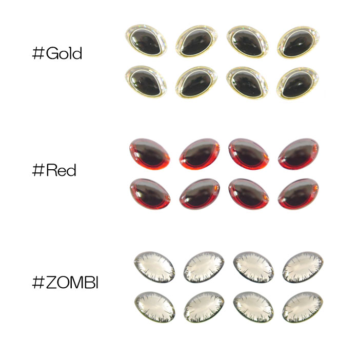 全3色】DRT クラッシュゴースト用 スペアアイ - 【バス・トラウト