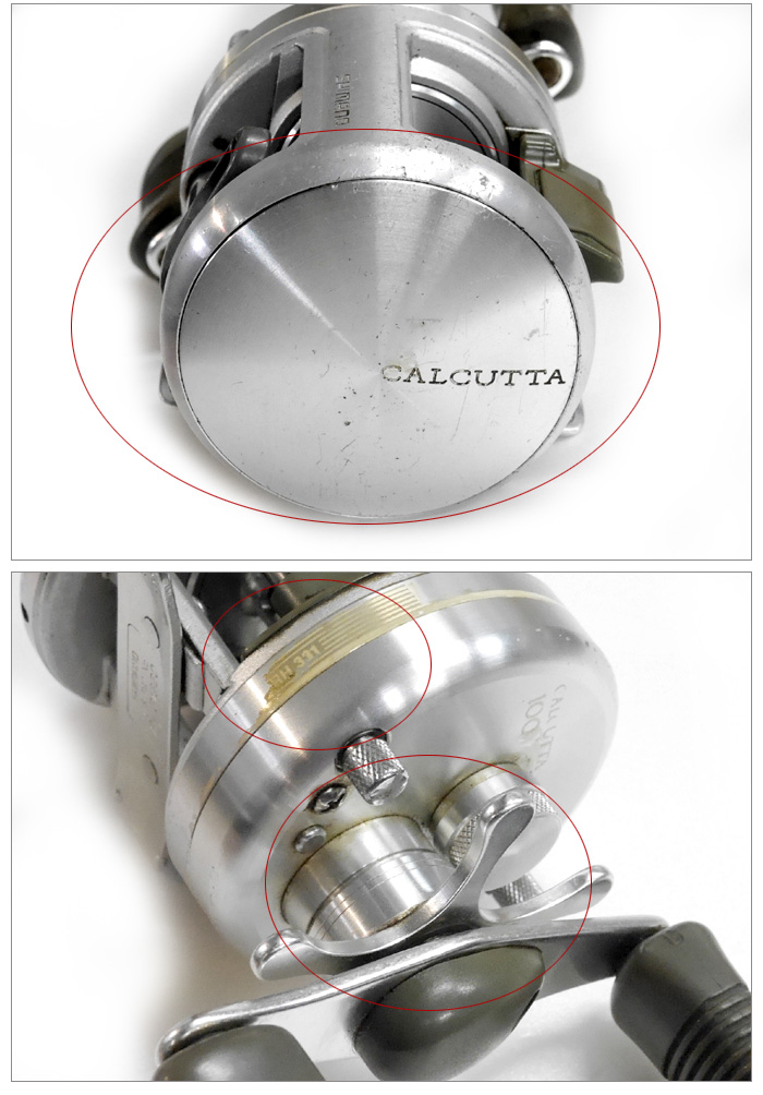 中古品】シマノ カルカッタ 100 SHIMANO CALCUTTA 右巻き 【0000029