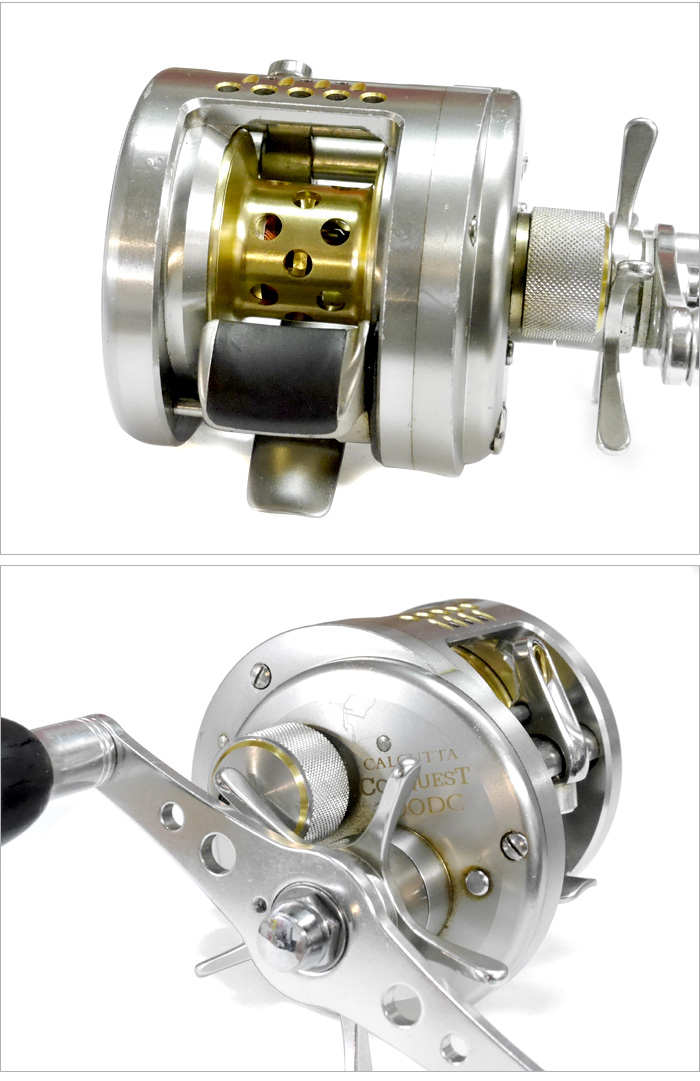 中古品】 シマノ 03カルカッタコンクエスト 200DC 右巻き SHIMANO