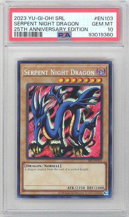 PSA 10 - Yu-Gi-Oh Card 25th Anniversary - SRL-EN103 - SERPENT