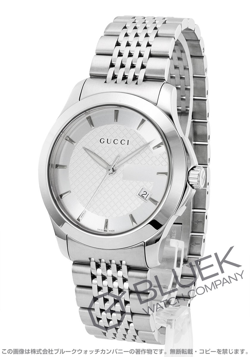 1円 稼働 良品 GUCCI/グッチ 126.5 Gタイムレス ビー/ハチ GGロゴ有