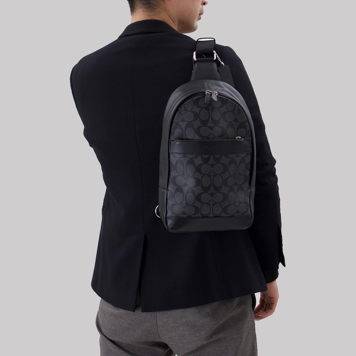 コーチ ボディバッグ バッグ メンズ チャールズ シグネチャー