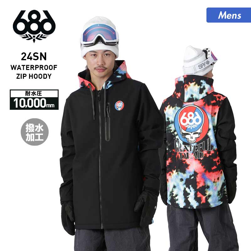 686/シックスエイトシックス メンズ 撥水パーカー M3WNCS104 長袖