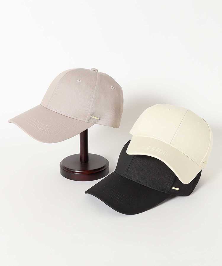 ツイルシンプルキャップ 帽子 ブルーエ ブルーブルーエ bleubleuet