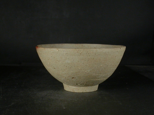 備前焼 穴窯 備前焼人気作家 星 正幸 自然練込緋襷抹茶茶碗1 備前焼卸