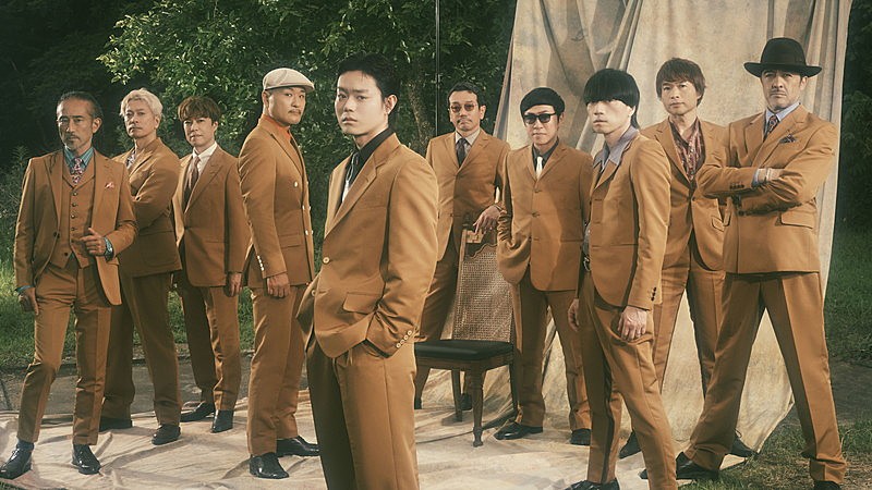 スカパラ×菅田将暉、コラボ曲「散りゆく花のせいで」ジャケット写真