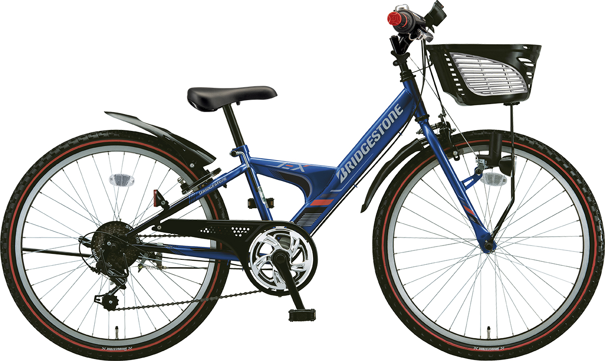 ブリヂストン エクスプレス ジュニア 24型 (青/6段変速) 点灯虫モデル