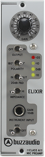 Elixir 500 Series Mic Preamp - Buzz Audio