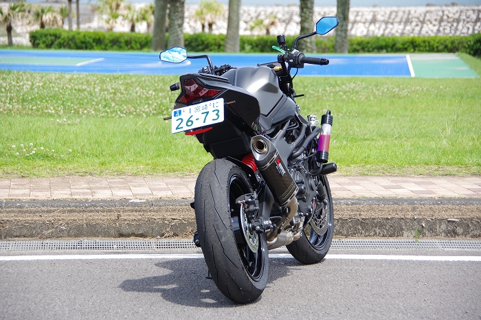 カワサキZX-25R SE（2023） アップハン化