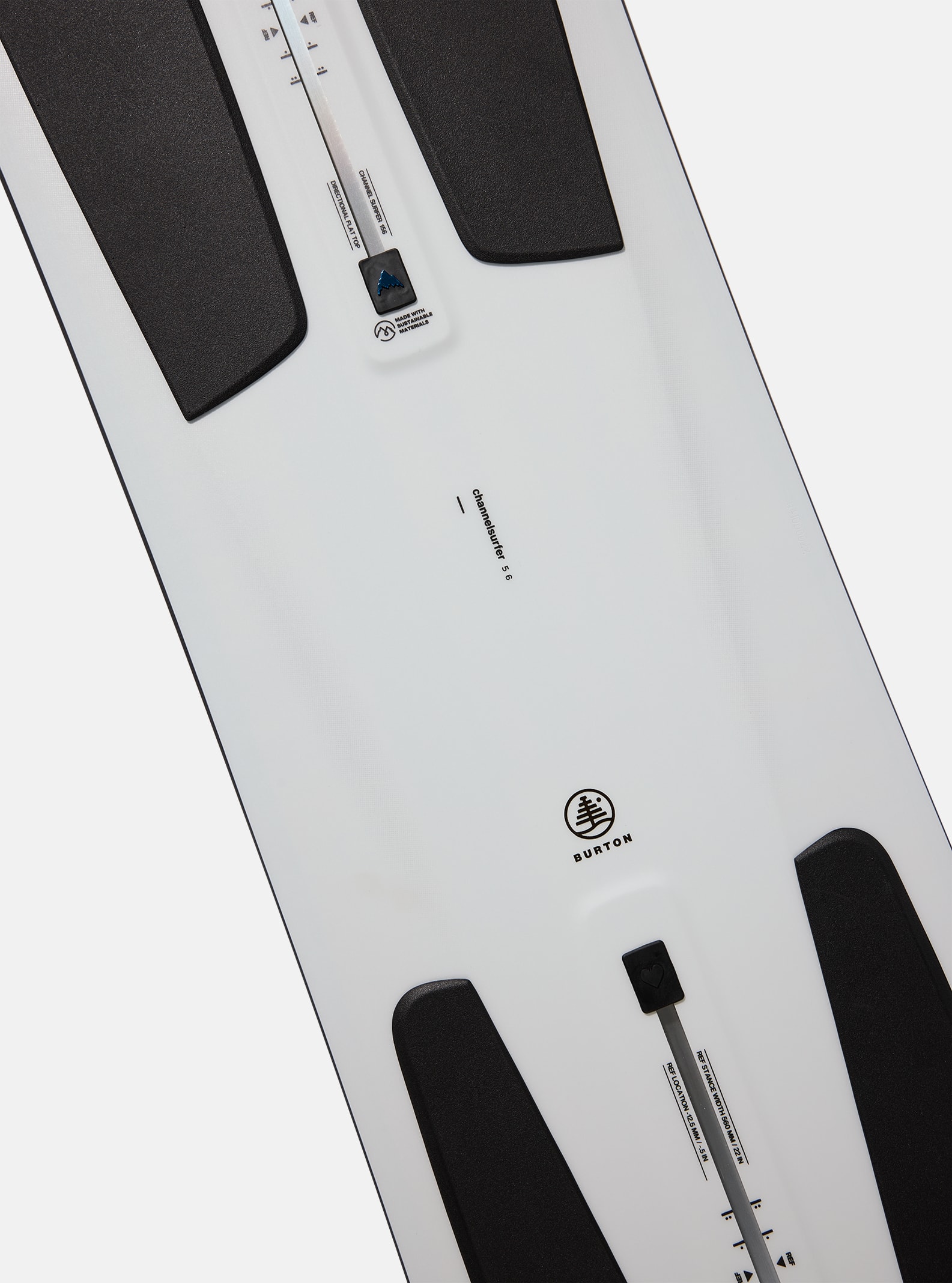 Burton Family Tree 3D Channel Surfer Flat Top Snowboard | Burton