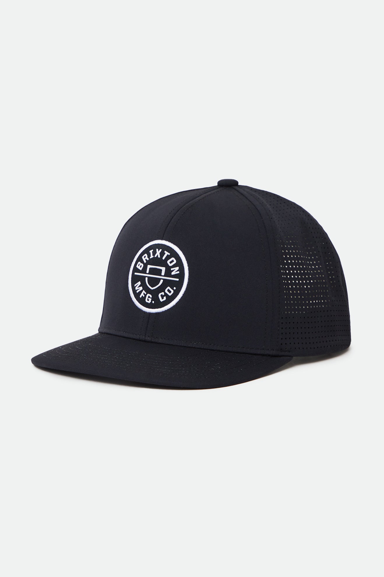 Unisex Crest Netplus Utility Snapback in Black – Brixton
