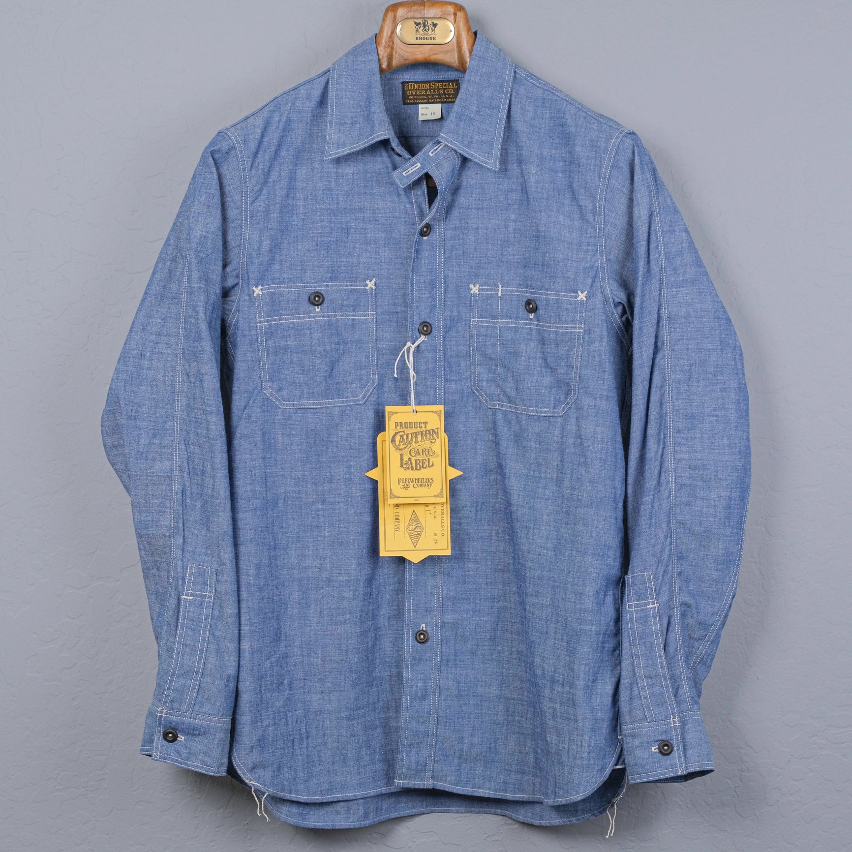 希少)ブートレガーズ ”CHAMBRAY SHIRT”フリーホイーラーズ 希少