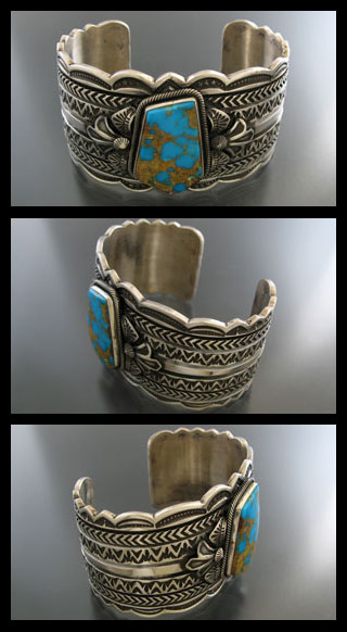 Navajo Gary Reeves 5連ターコイズ バングル Navajo Gary Reeves 5連
