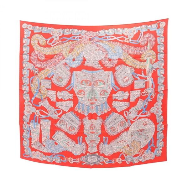 エルメス(HERMES)エルメス カレ90 SOUS LE GIDE DE MARS スカーフ 衣料