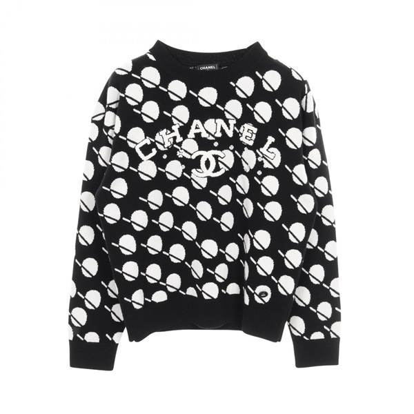 シャネル(CHANEL)シャネル ココマーク フラワーロゴ ニット 衣料品