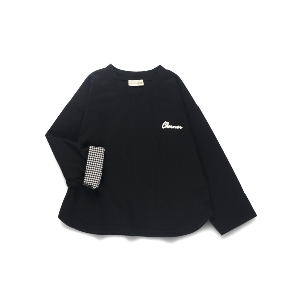 ワンポイント刺繍長袖Tシャツ ロンT 2024秋冬 ｜子供服&ベビー服