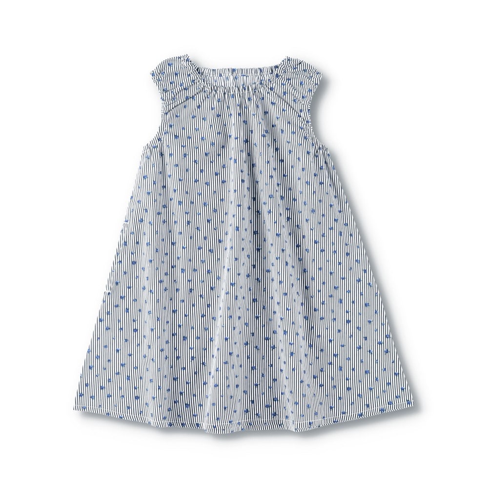 WEB限定/DRC/綿100％】総柄ノースリーブワンピース 2024春夏 ｜子供服