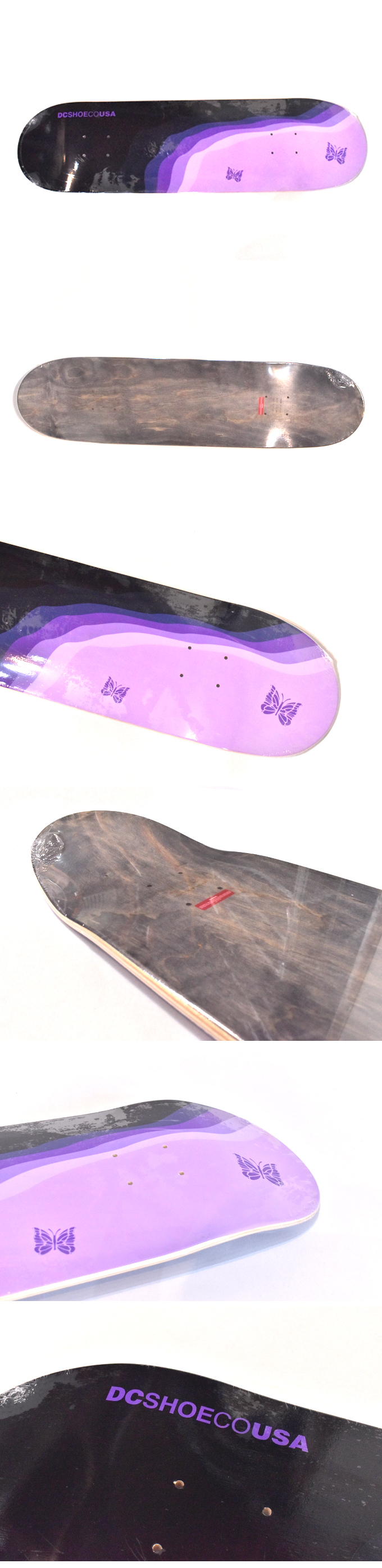NEEDLES X DC SHOES SKATE DECK / BLACK × PURPLE | Needles