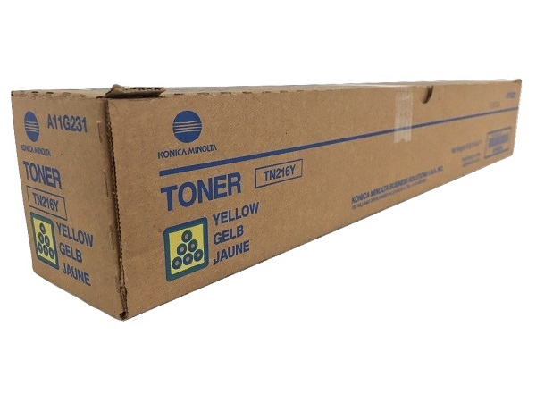 Konica Minolta A11G231 (TN216Y) Yellow Toner Cartridge | GM Supplies