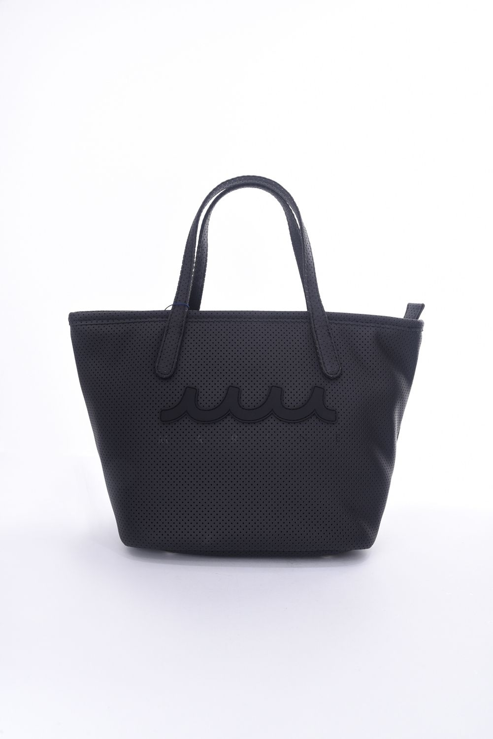muta - CONTINUA PERFORATED ETHICAL LEATHER MINI TOTE BAG