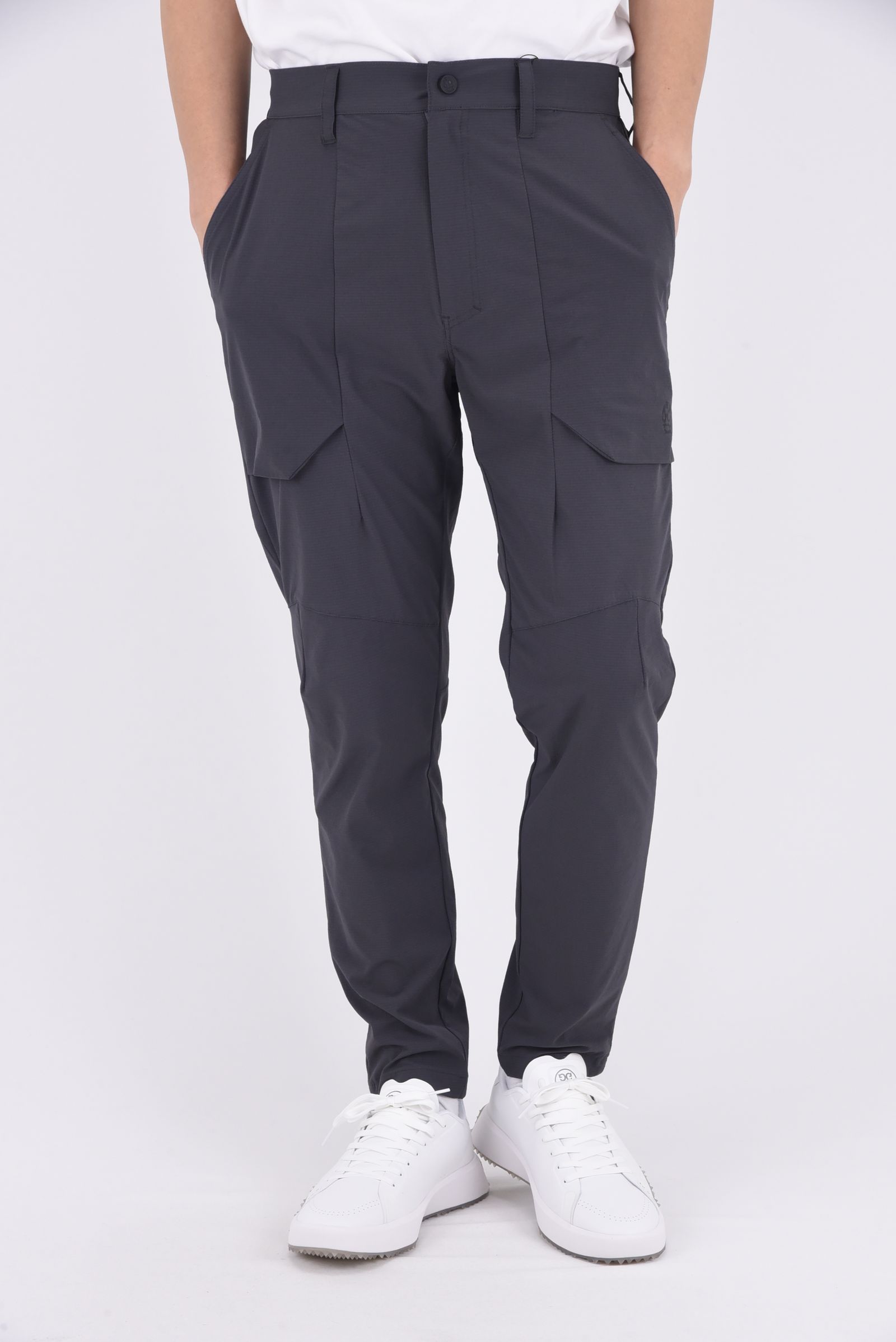 RUSSELUNO - 3D POCKET LONG PANTS / 3Dポケット ロングパンツ (グレー