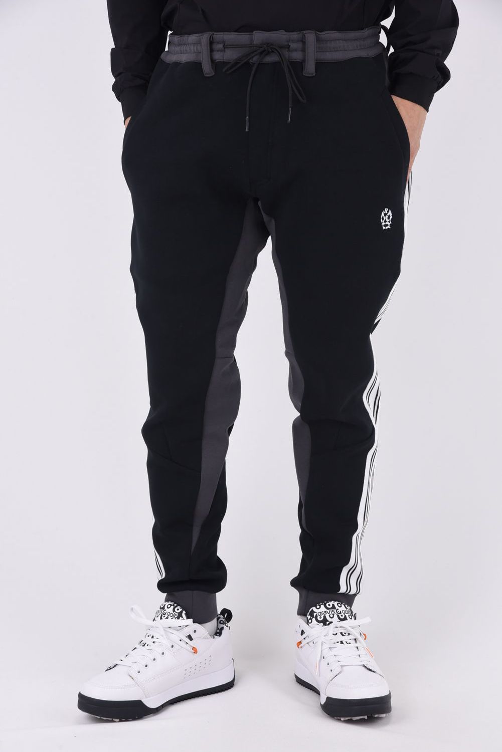 RUSSELUNO - JERSEY PANTS / ロングパンツ (ブラック) | GOSSIP GOLF