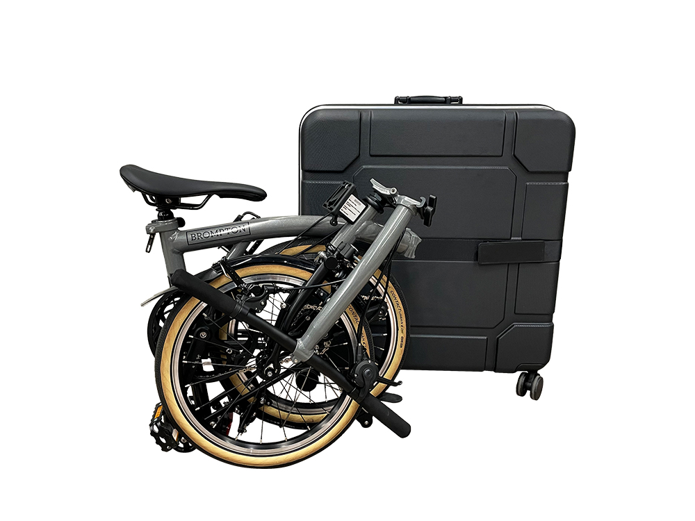 ブロンプトン専用収納ハードケースが4輪キャスター仕様となり新発売