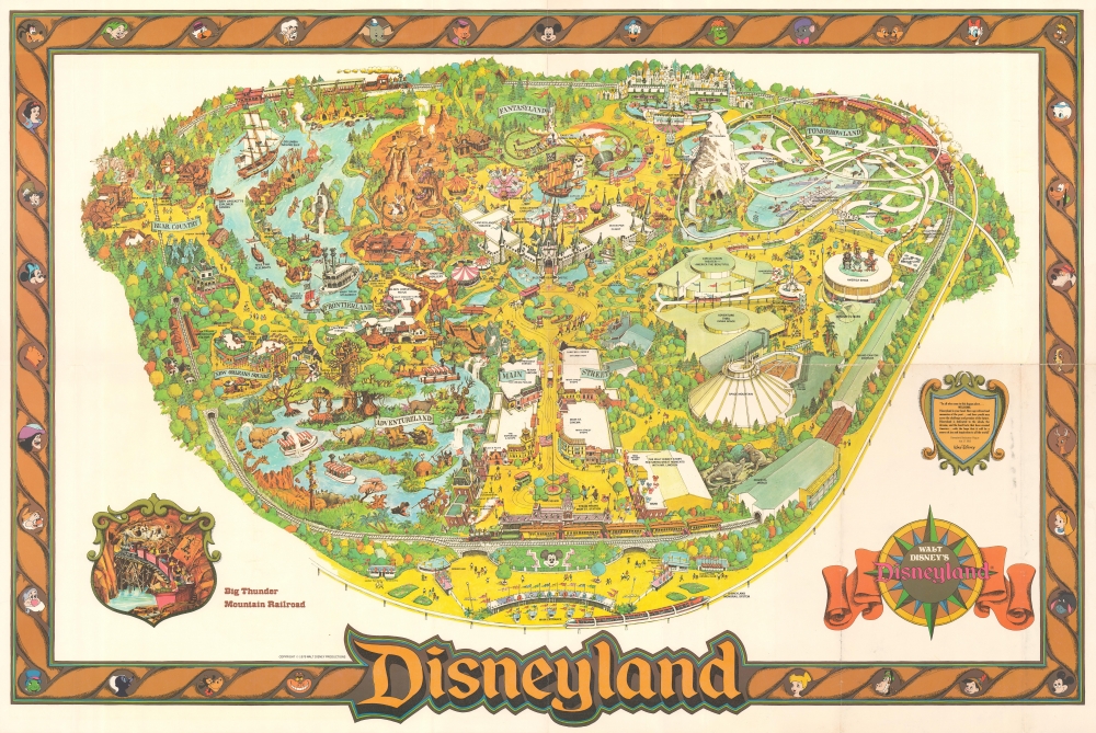 Walt Disney's Disneyland.: Geographicus Rare Antique Maps