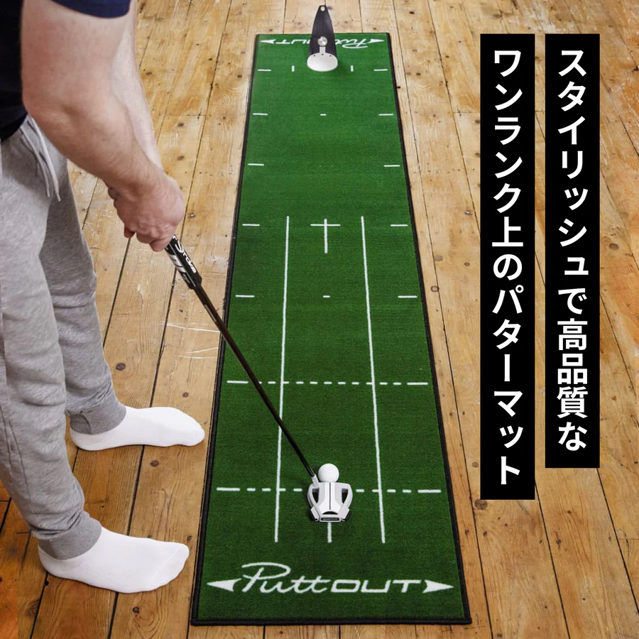 ジオテックゴルフ公式通販サイト / PuttOUT ミディアムパターマット グレー