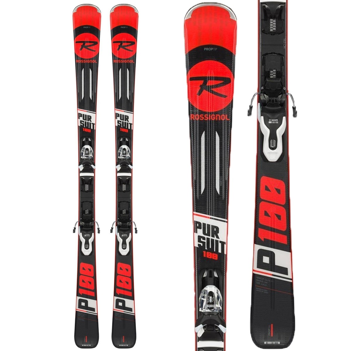 Adult Rossignol Pursuit 100 Ski + Boot Package [163 cm] [5' 6