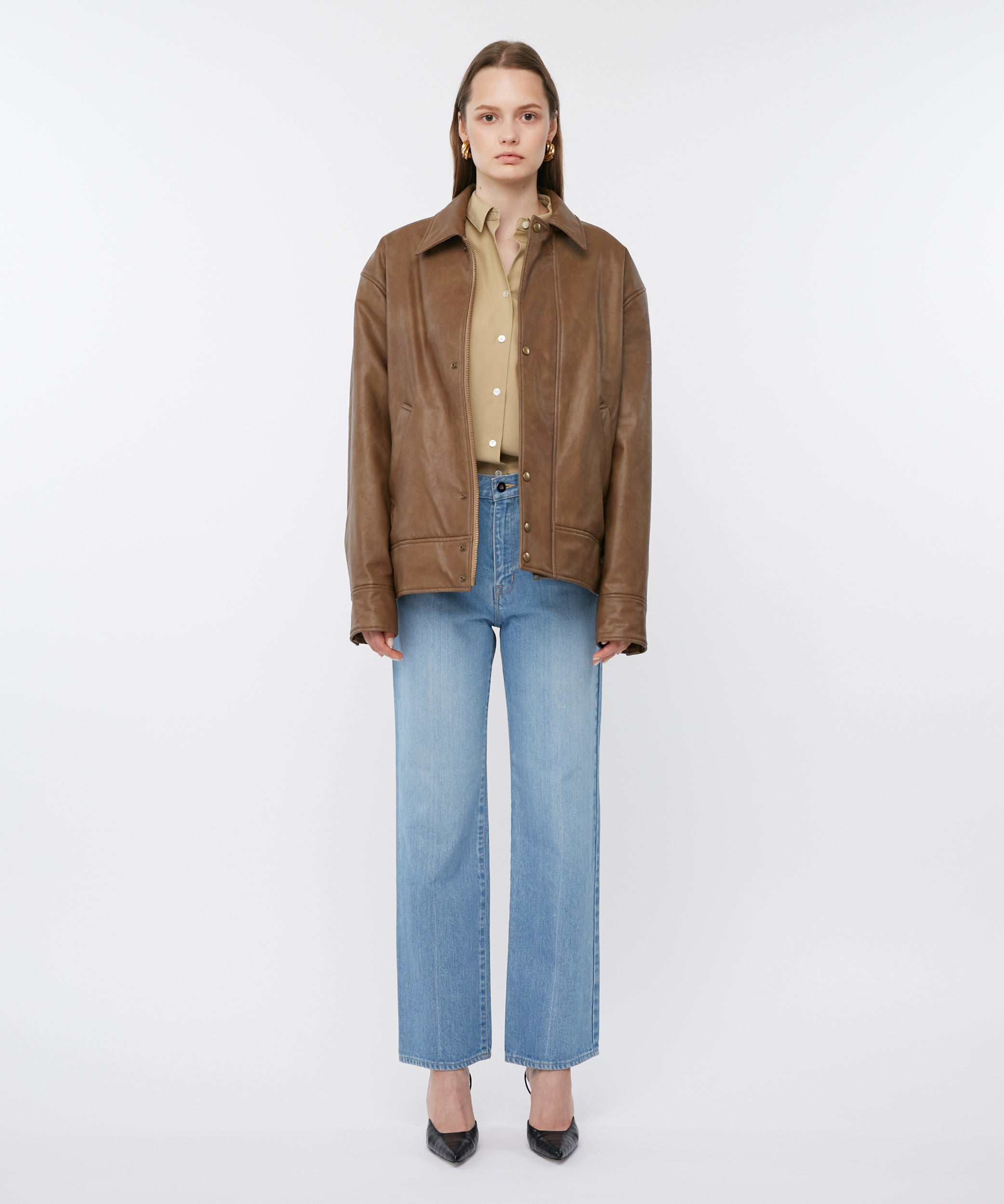 Gisele Leather Blouson | Gajess