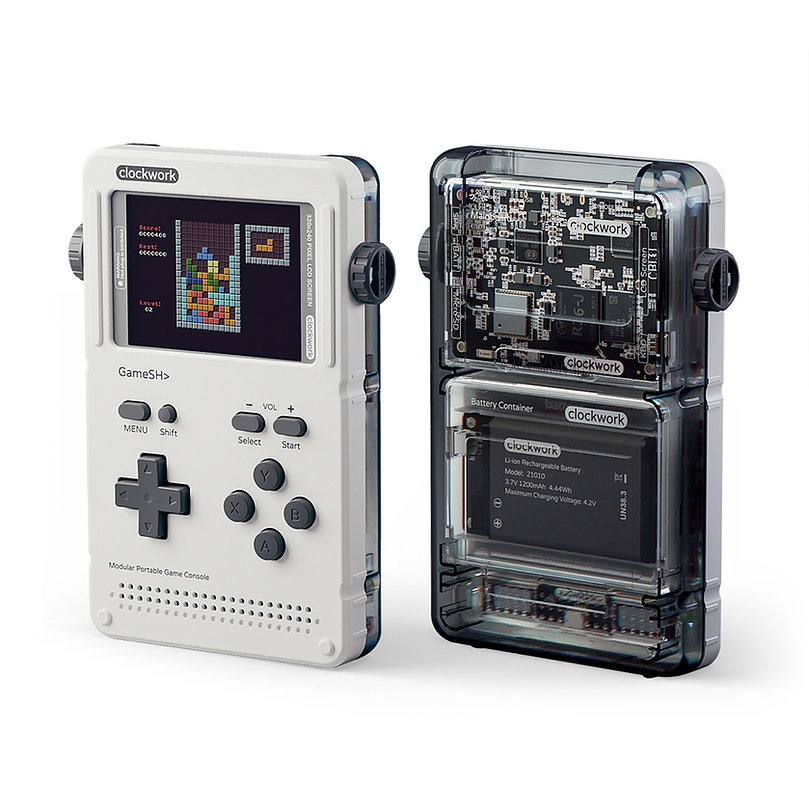 組み立てモジュラー式携帯ゲーム機「GameShell（ゲームシェル）」