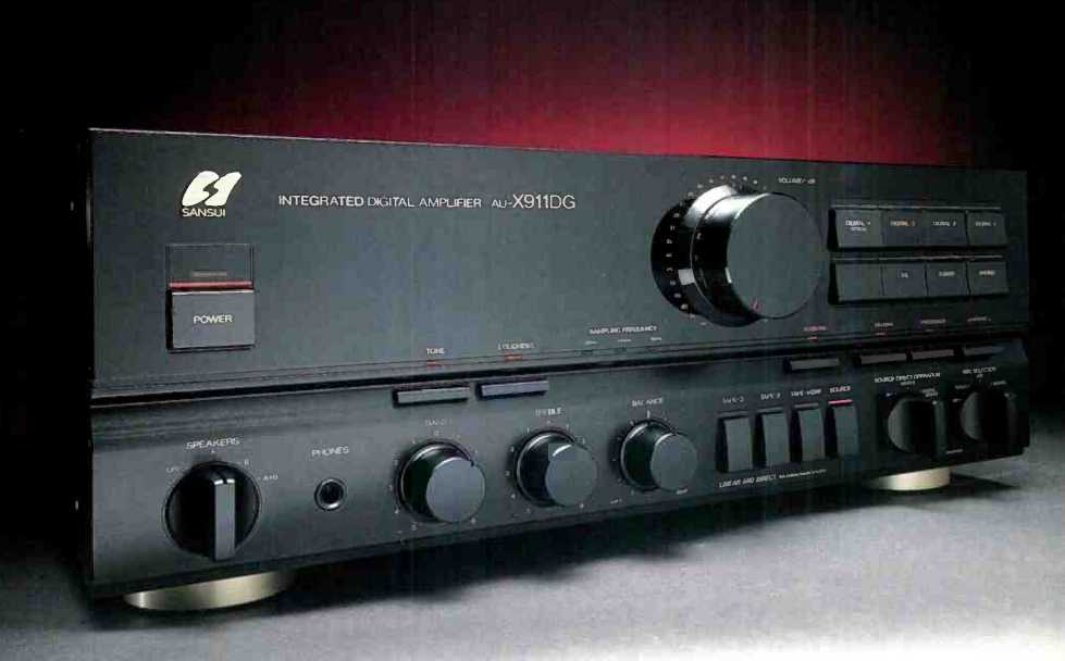Sansui AU-X911 DG Digital/Analog Amplifier (Apr. 1990)