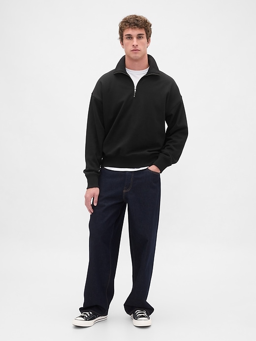 Adult Heavyweight Oversized Quarter-Zip Pullover | Gap