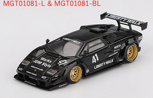 1/64 ランボルギーニ カウンタック LB-WORKS ブラック (左ハンドル