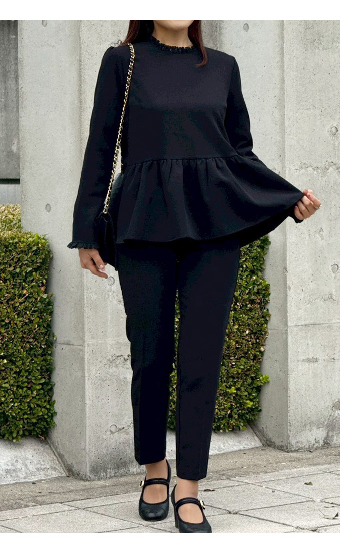 格安】eimy golf setup ツイードペプラムセットアップ【完売品