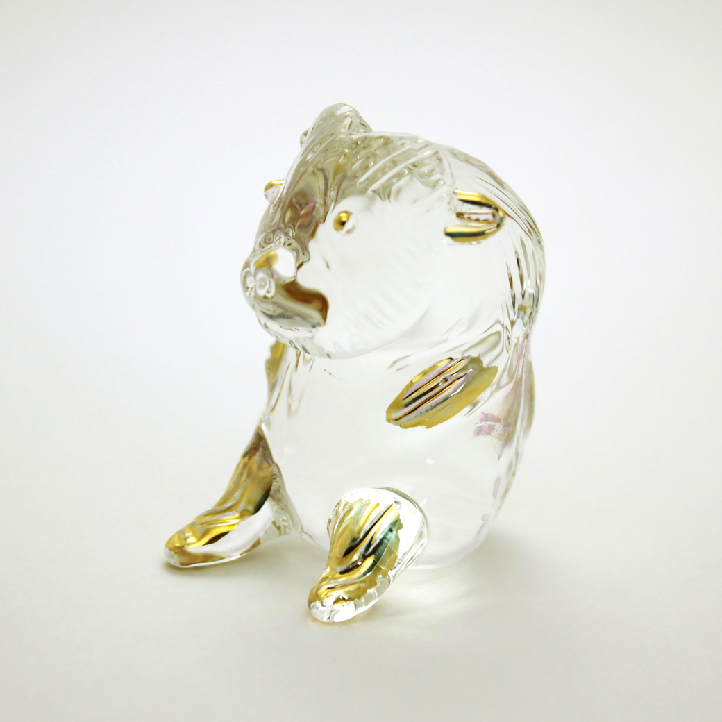 ガラス細工：硬質金干支 大 寅のご紹介｜有限会社グラススクエア