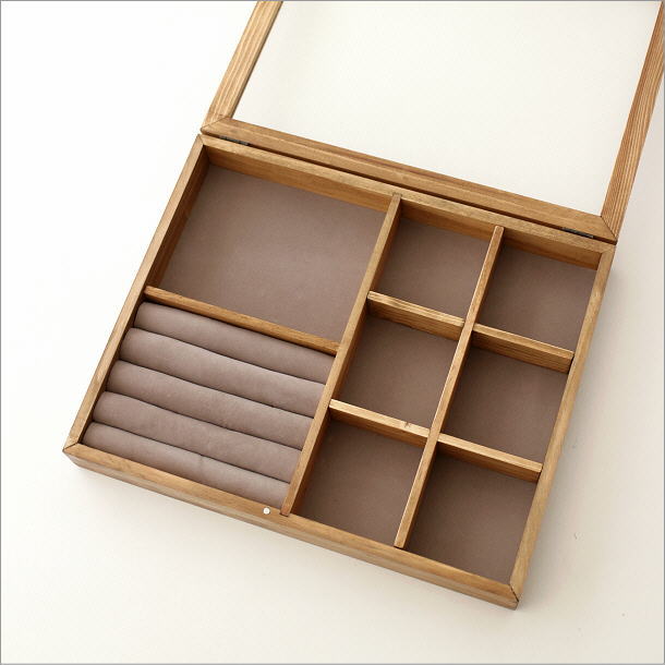 コレクションボックス 木製 天然木 おしゃれ パイン材 大きめ ショー