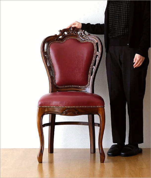 チェアー 猫脚 マホガニー 無垢材 天然木 おしゃれ アンティーク 木製