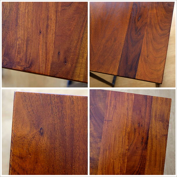 サイドテーブル 木製 アイアン コの字型 ソファーサイドテーブル