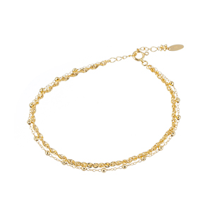 GSTV K18YG シャイニーロープ シャンデリアステーション2連