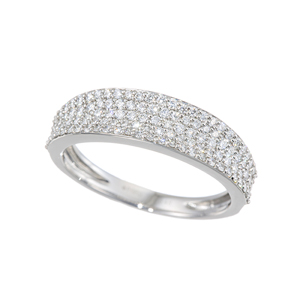 GSTV PT950 ダイヤモンド リング D 約0.48ct