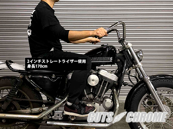 ○クローム LOWRISE BAR ヘコミ無｜ハーレーパーツの通販-GUTS CHROME